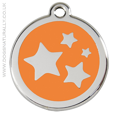 Orange Star Dog ID Tags (3x sizes)